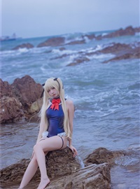 Nisa Nisa NO.123 Blue Mary Rose Swimsuit(5)